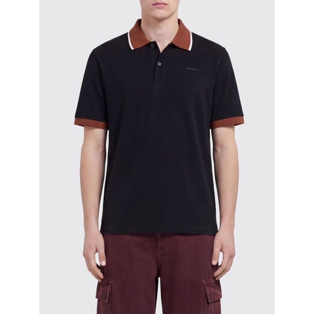 Marni Polo Shirt Men Black 1